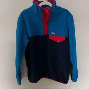 Boys fleece half button up. Size M (10)